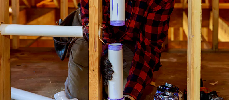 Process of Rough In Plumbing in Glen Abbey, Oakville