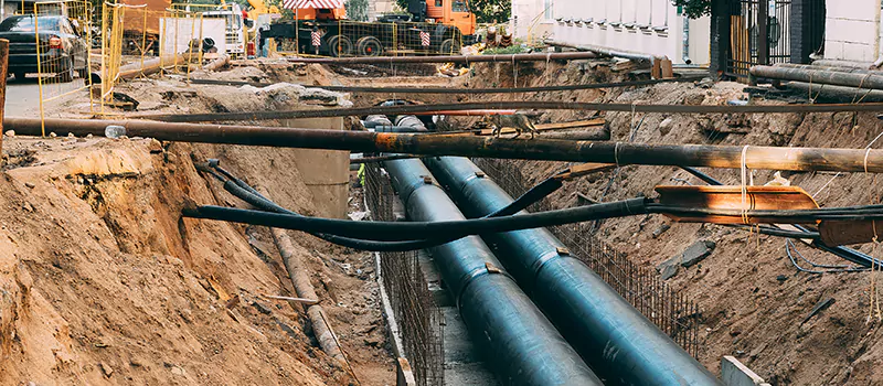 Underground Drainage Pipe Replacement in Glen Abbey, Oakville