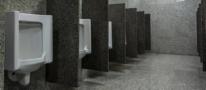 Urinal Divider Installation in Glen Abbey, Oakville