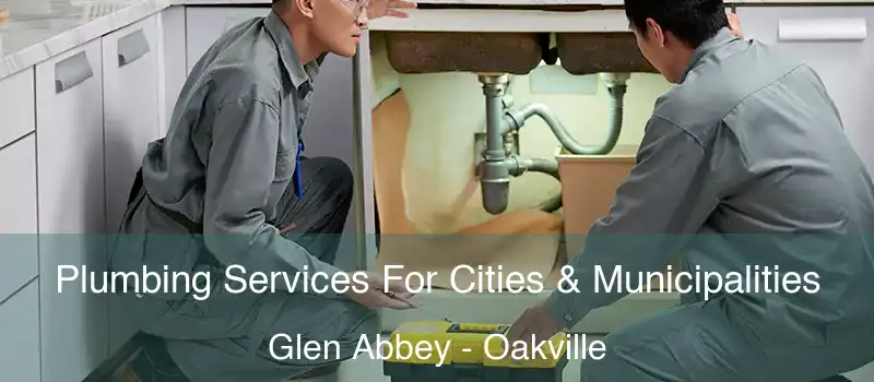  Plumbing Services For Cities & Municipalities Glen Abbey - Oakville