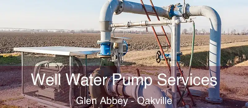  Well Water Pump Services Glen Abbey - Oakville